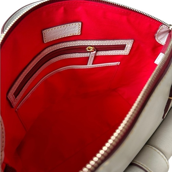 Dooney & Bourke Florentine Leather Naomi Satchel - Picture 4 of 12